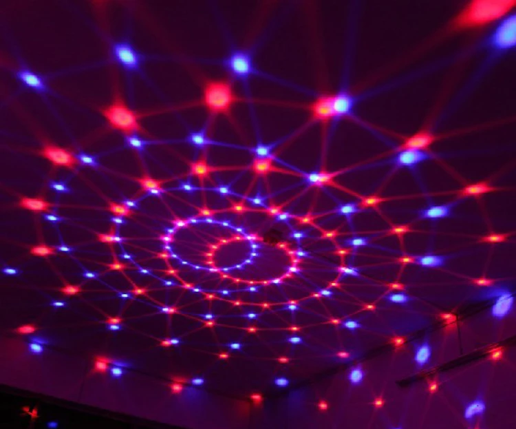 Crystal Magic Ball Led Stage Lamp Remote control RGB stage lights rotating colorful Lighting Disco Laser Light Party | Освещение