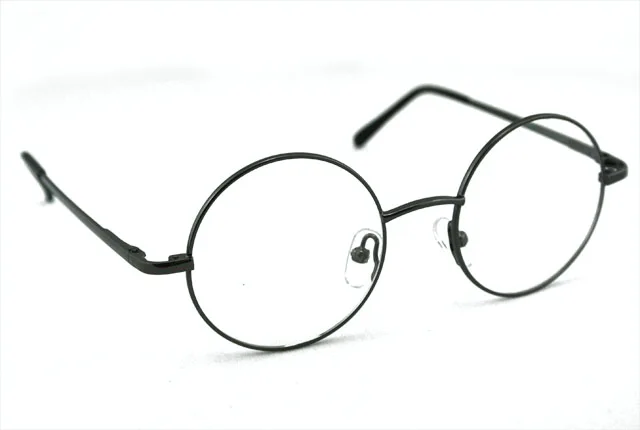 Винтажные круглые маленькие Пружинные шарниры John Lennon металлические оправы для очков полная оправа близорукость Rx able очки