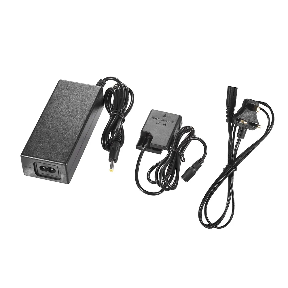 UK Adapter Andoer EH-5A plus EP-5A адаптер питания переменного тока DC муфта камеры зарядное устройство Замена для EN-EL14 для Nikon D5100 D5200 D5300 D5500 D5600 - Цвет: UK Adapter
