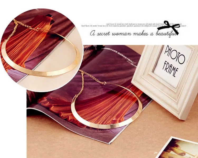 Женское винтажное ожерелье в стиле ретро многослойное Массивное колье-чокер с