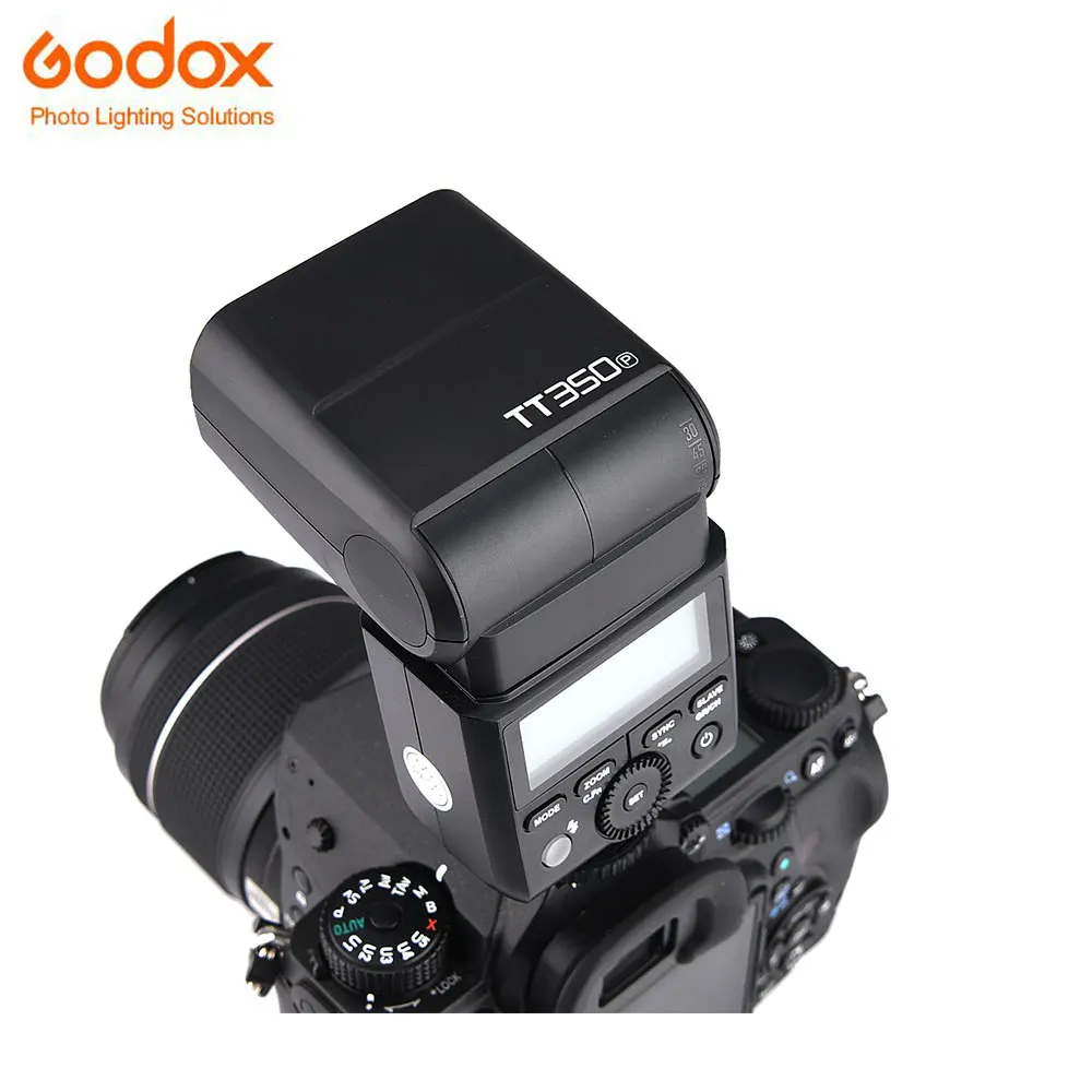 В наличии Godox TT350P Камера s Speedlite петлицы для PENTAX K 50 S2 K70 Беспроводной флэш строить в