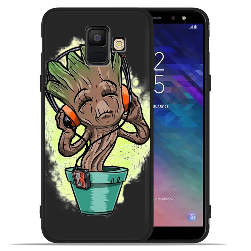 H1614 С принтом «Звездные войны» с изображением грута Мстители Marvel для samsung Galaxy A9 A8 A7 A6 A5 A3 J3 J4 J5 J6 J8 плюс чехол для телефона чехол Coque Etui - Цвет: H1614