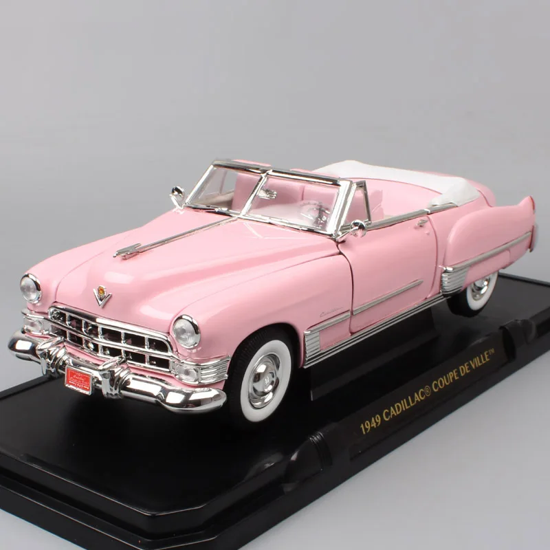 1:18 крупногабаритный классический старый роскошный 1949 CADILLAC COUPE DE VILLE трансформер