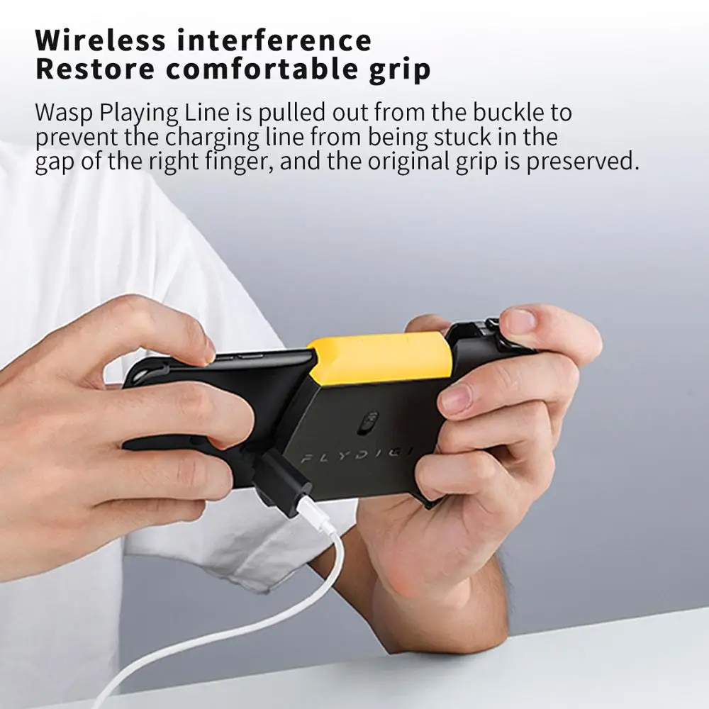 Flydidi Wasp Handle игровая линия для зарядки во время игры набор геймпадов Wee Blue Bee одна