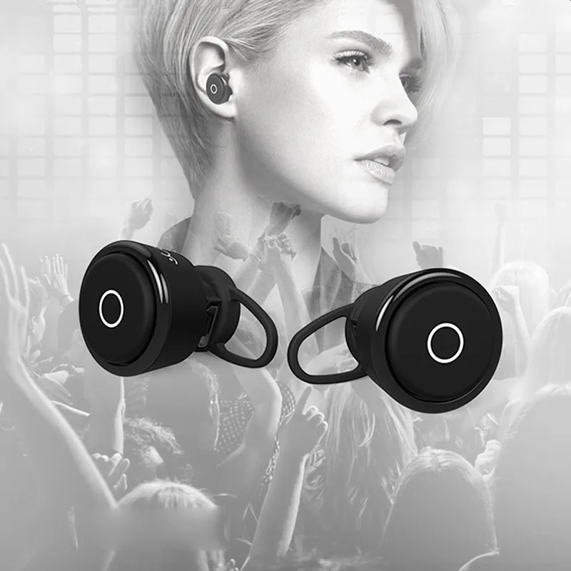 Twins Mini Wireless Bluetooth Earphone Handsfree Noise Cancelling Dual Tiny Headsets with Microphone Music Earbuds | Электроника