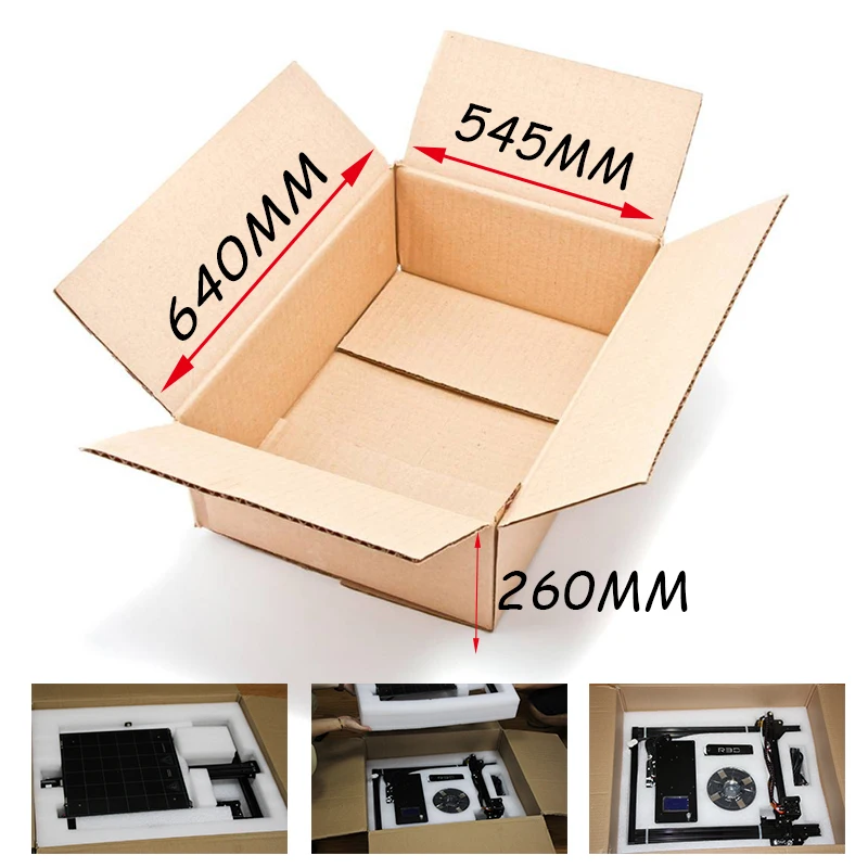 Лучшая новая машина R3D S3 DIY 3D Принтер Комплект 315*315*415 мм большое впечатление с