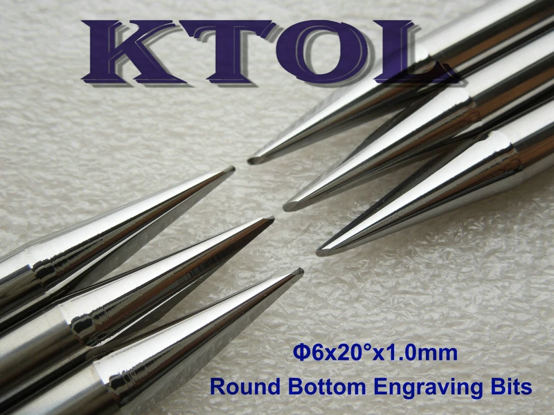 Гравировальный Карбид с круглым носом набор сверл для фрезерного станка ЧПУ по