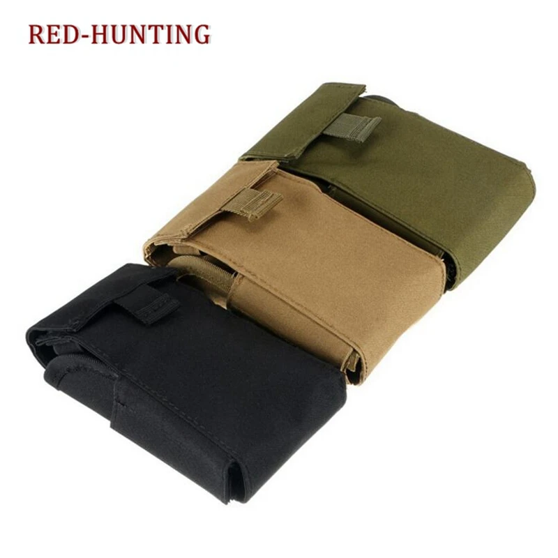 Hunting Accessories Tactical Ammo Bags MOLLE 25 Rounds 12GA 12 Gauge Ammo Shells Shotgun Reload Magazine Pouches Black Green Mud