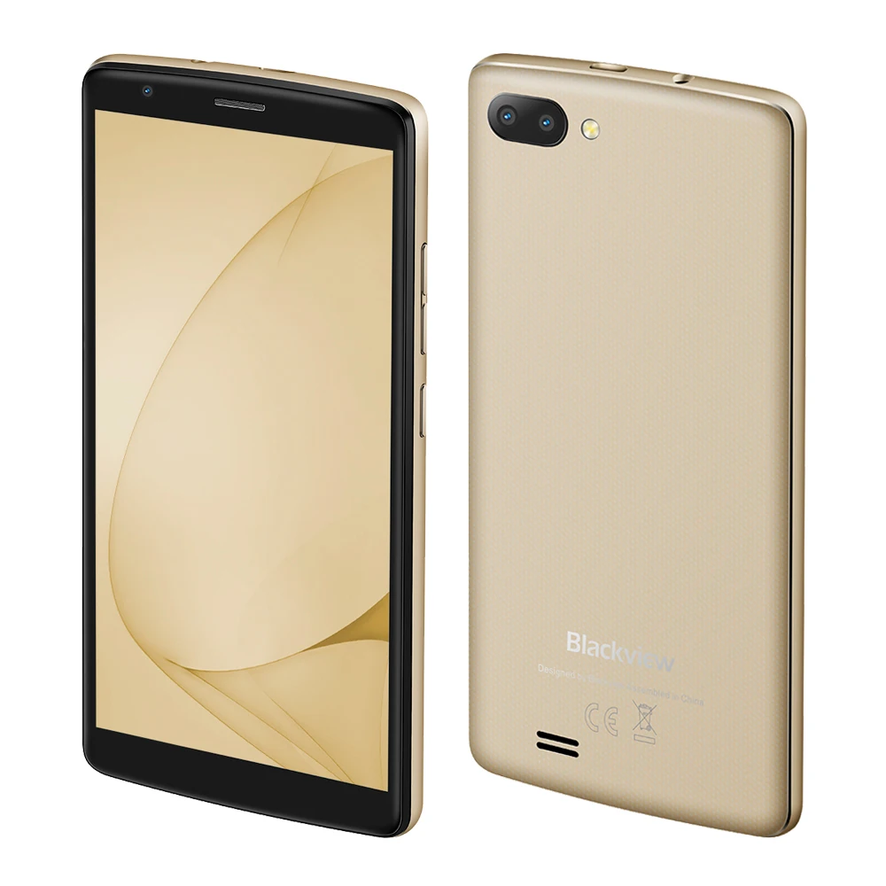 BLACKVIEW A20 Android Go New OS 3000 мАч смартфон Dual сзади Камера gps мобильного телефона 5 &quot18:9