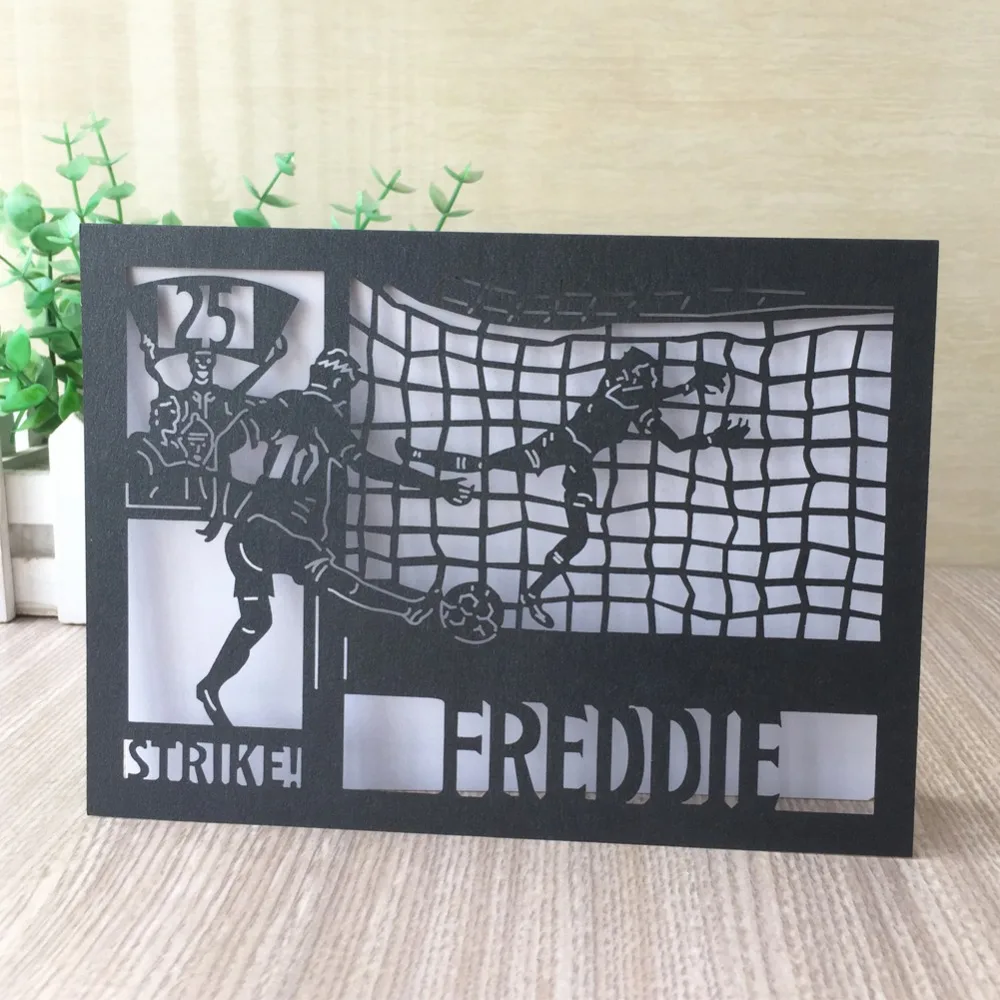 

35Pcs/Lot Football Competition Design Invitation Card For Promotion Party Competition Graduation Anniversary Grand Event