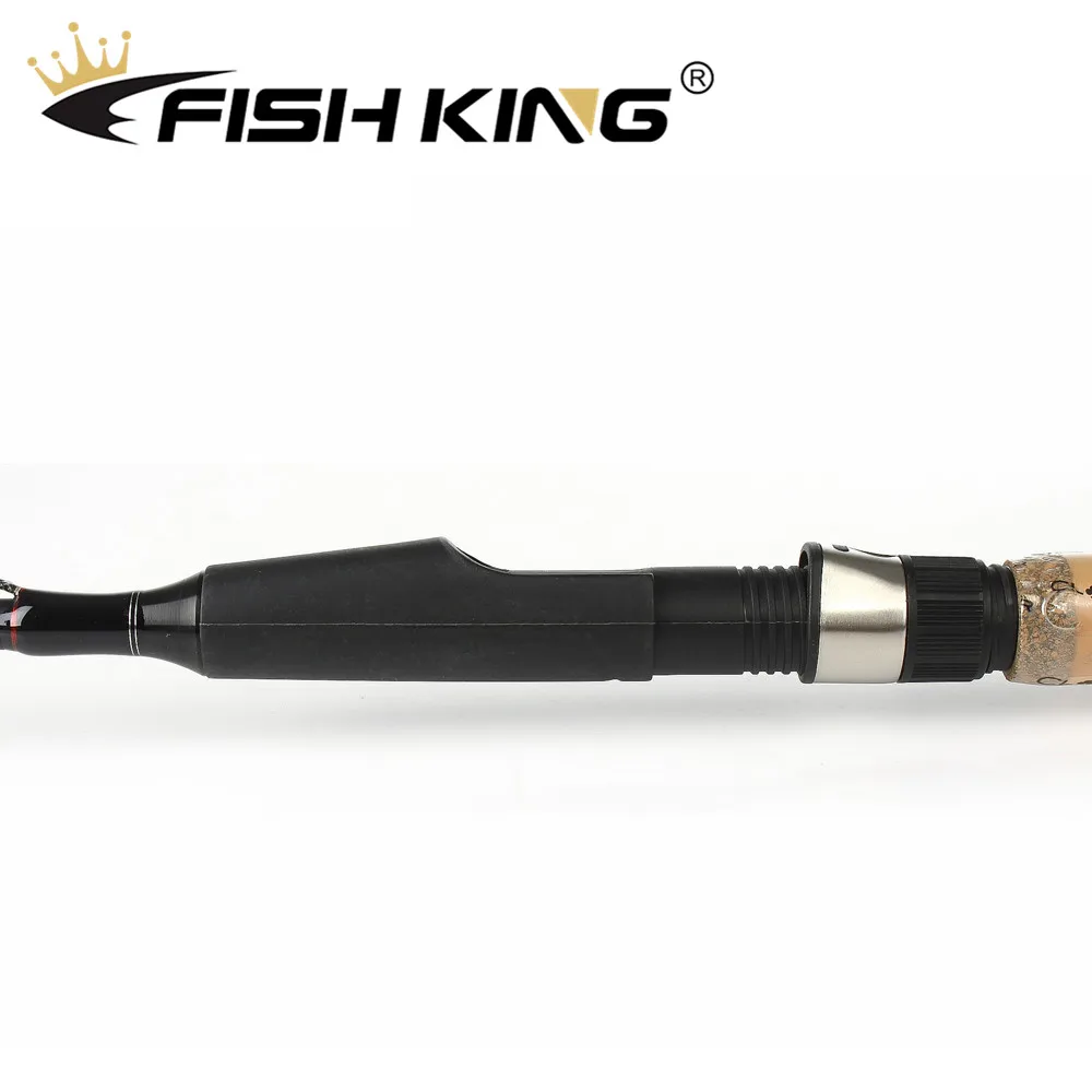 FISH KING 99% углерод 2,1 М 2,4 М 2,7 м 2 секции Приманки Вес 5-25 г Мягкая приманка удочка Спиннинг удочка