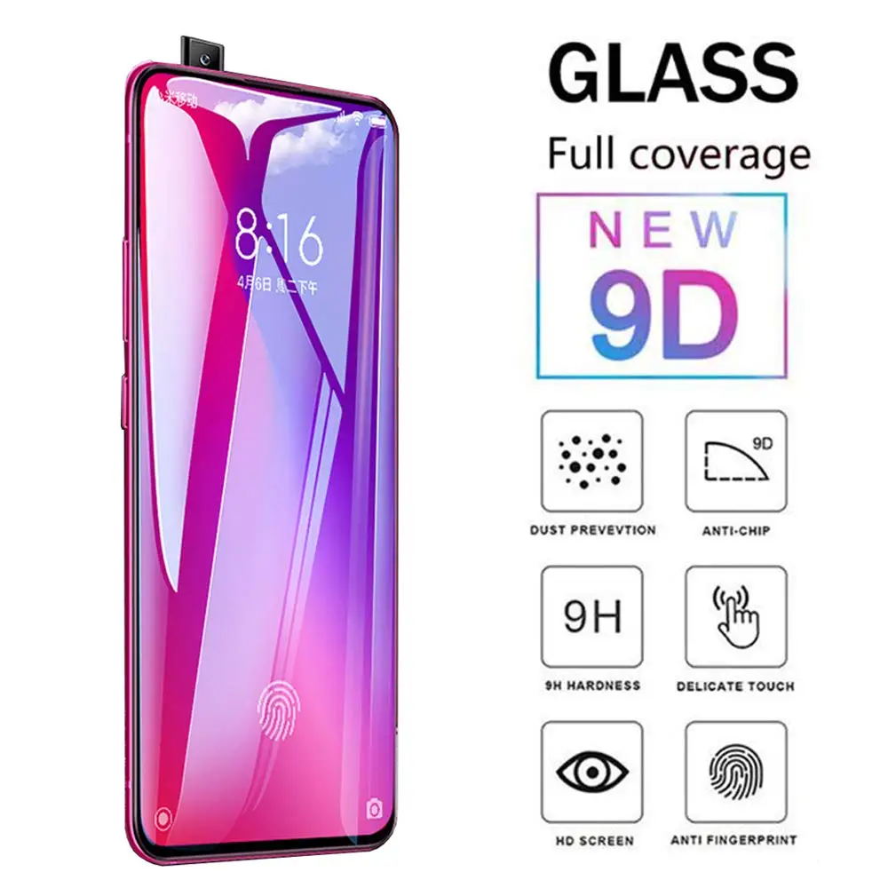 20 шт./лот закаленное стекло 9D Xiaomi Mi 9 T Mi9T MI9 Pro 9SE полное покрытие клеем защитная