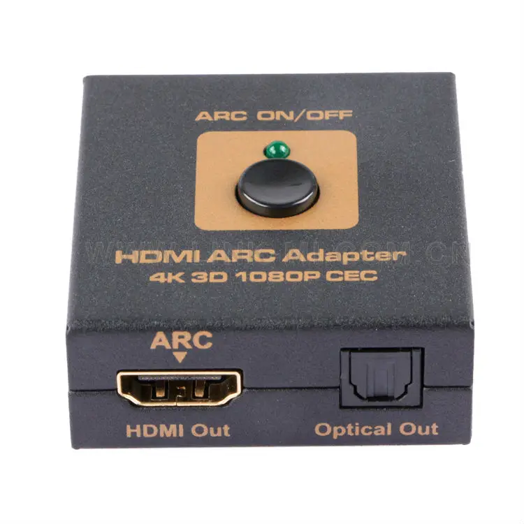 LINK-MI LM-HA03 HDMI конвертер 4K 3D 1080P CEC HDMI ARC адаптер 340 МГц с оптическим волокном расстояние 30 м с аудио портом Toslink