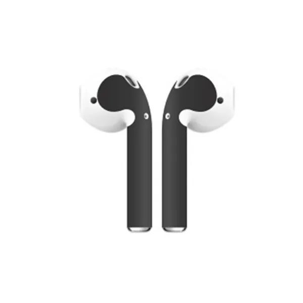 Black Дропшиппинг тонкая кожа Наклейка для Apple Airpods Air Pods наушники наклейка Наушники Аксессуары - Цвет: Black