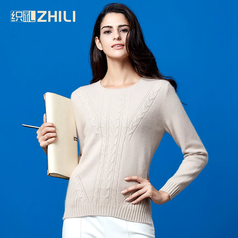 

2017 cashmere sweater female o-neck pullover short design solid color thickening sweater knitted basic shirt