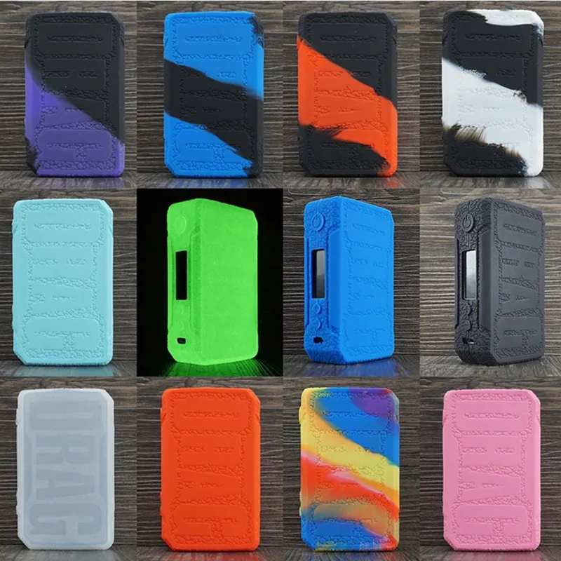 

Texture Case Anti-Slip Silicone Cover Sleeve Wrap For Voopoo Drag 2 177w