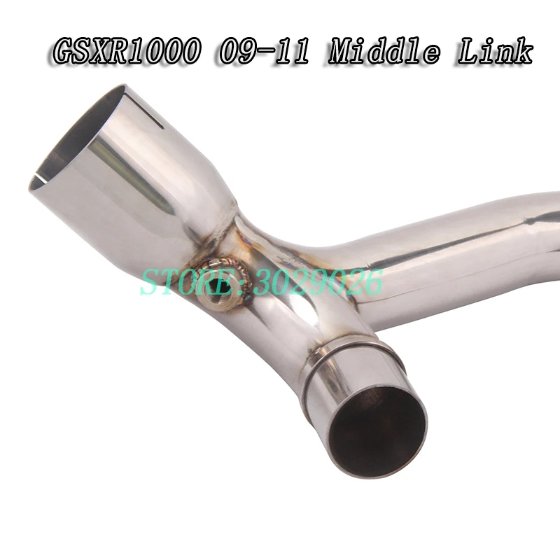 Для Suzuki GSX-R GSXR 1000 2009 2010 2011 GSX-R GSX R 1000 GSXR1000 moto rcycle moto глушитель выхлопных среднего трубы