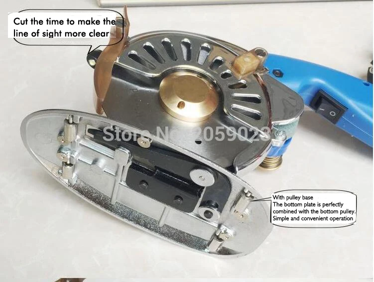 Прямой привод серворезальная машина Электрический круглый нож резец для ткани