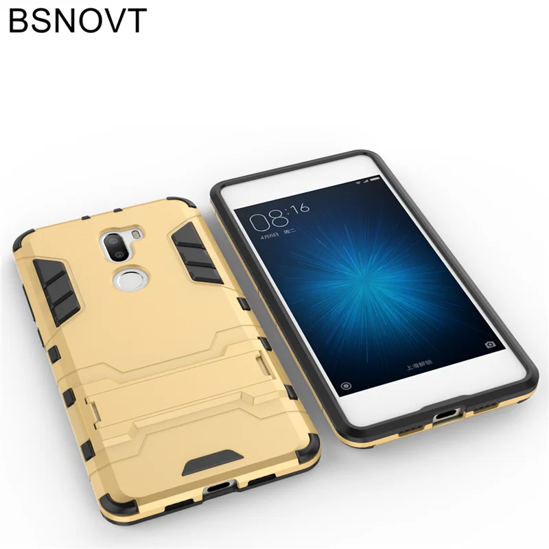 For Xiaomi Mi A1 Case Silicone + Plastic Phone Holder Armor Bumper Anti-knock 5X |