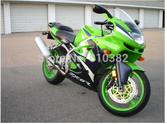 Набор обтекателей мотоцикла для KAWASAKI Ninja ZX6R 98 99 636 1998 1999 Улучшенный зеленый