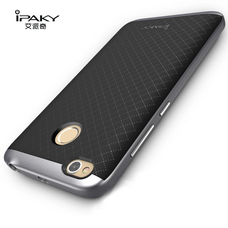 100% original ipaky brand Top quality case for xiaomi redmi 4X (5.0'') silicone protective cover PC frame redmi4X |