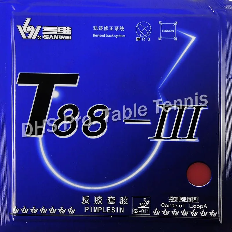 Sanwei T88 III (T88 3 3) Резина для настольного тенниса с губкой|tennis rubber|table tennis rubbersanwei t88 |