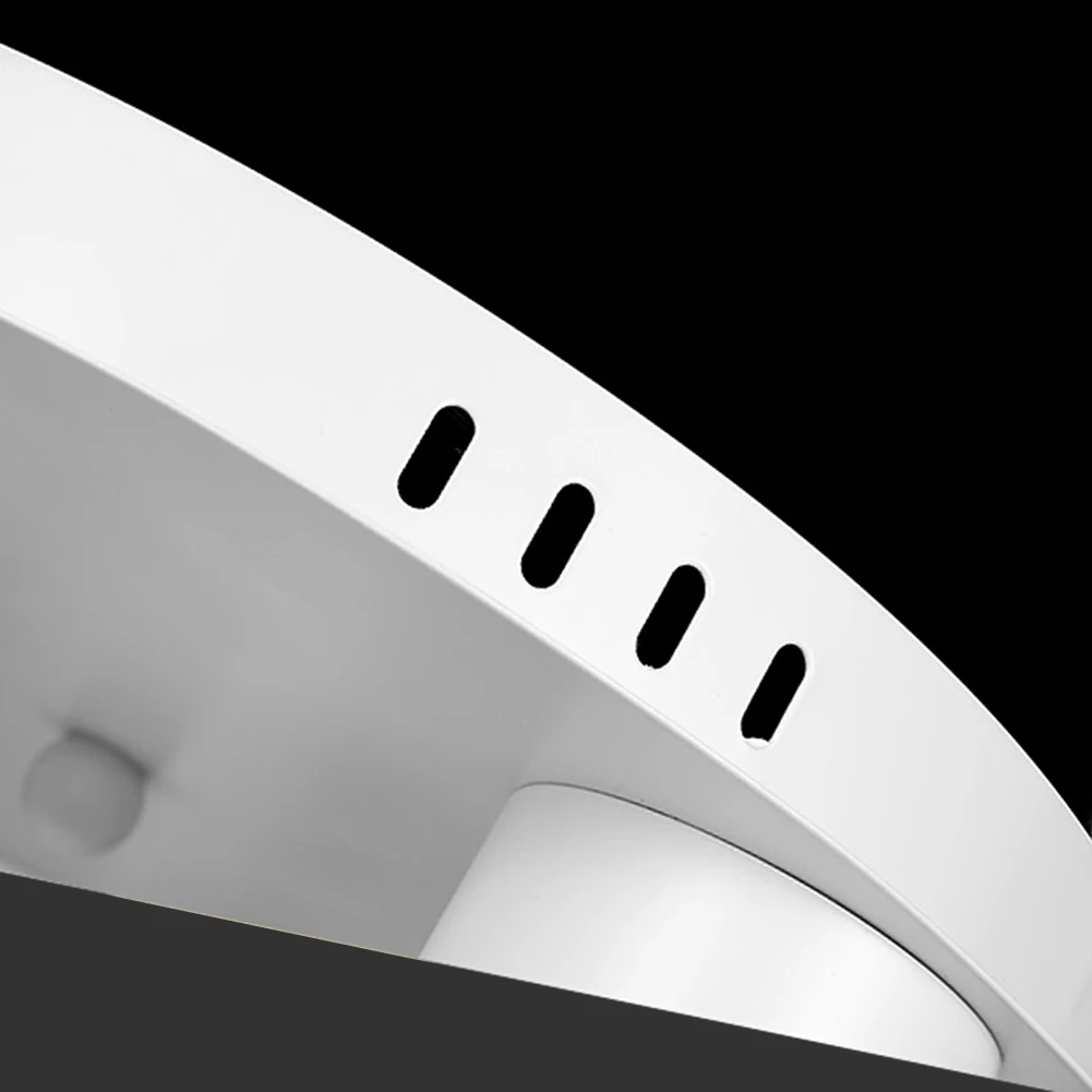 Современная Потолочная люстра с поверхностным креплением акриловая круглая