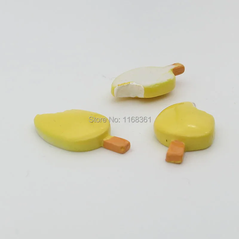 1 шт./лот желтые вкусные сосуды из смолы с плоской задней стороной 21 мм имитация