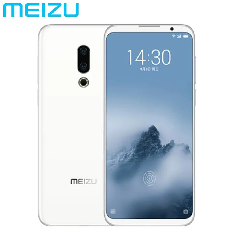 Оригинал Meizu 16th 16 6 0 дюймов ГБ 128 Гб двойная задняя камера 3060 мАч батарея Snapdragon 845