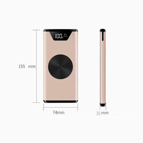 

20000mAh Qi Wireless Charger Power Bank External Battery Pack Wireless Charging Powerbank For iPhone Samsung Xiaomi Poverbank