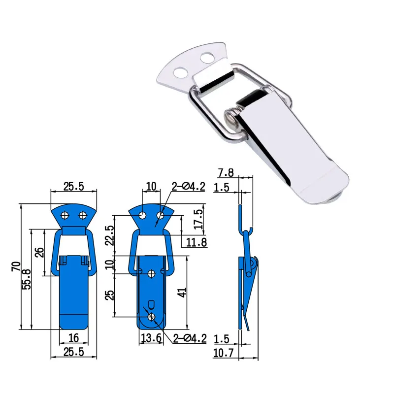 4 шт. пружинные замки для дверей шкафов|spring lock|sliding steel doordoor lock springs |