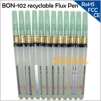20pcslot wholesale flux coating tool bonpen bon 102 recyclable flux pen empty pen welding soldering supplies welding fluxes