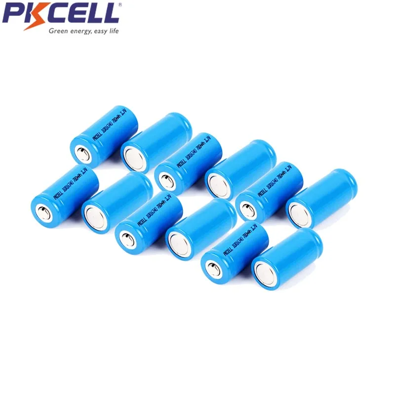 12 шт. в упаковке, CR123A 123A CR123 ICR16340 700 мА/ч, 3,7 в Li-Ion Перезаряжаемые Батарея литиевые батареи топ на пуговицах для светодиодный фонарик