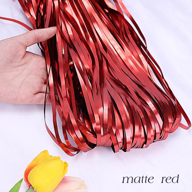 matte-red Свадебный фон дождь занавес s мишура Фольга занавес день рождения фон Свадебные украшения Девушка Взрослые юбилей украшение стены - Цвет: matte-red