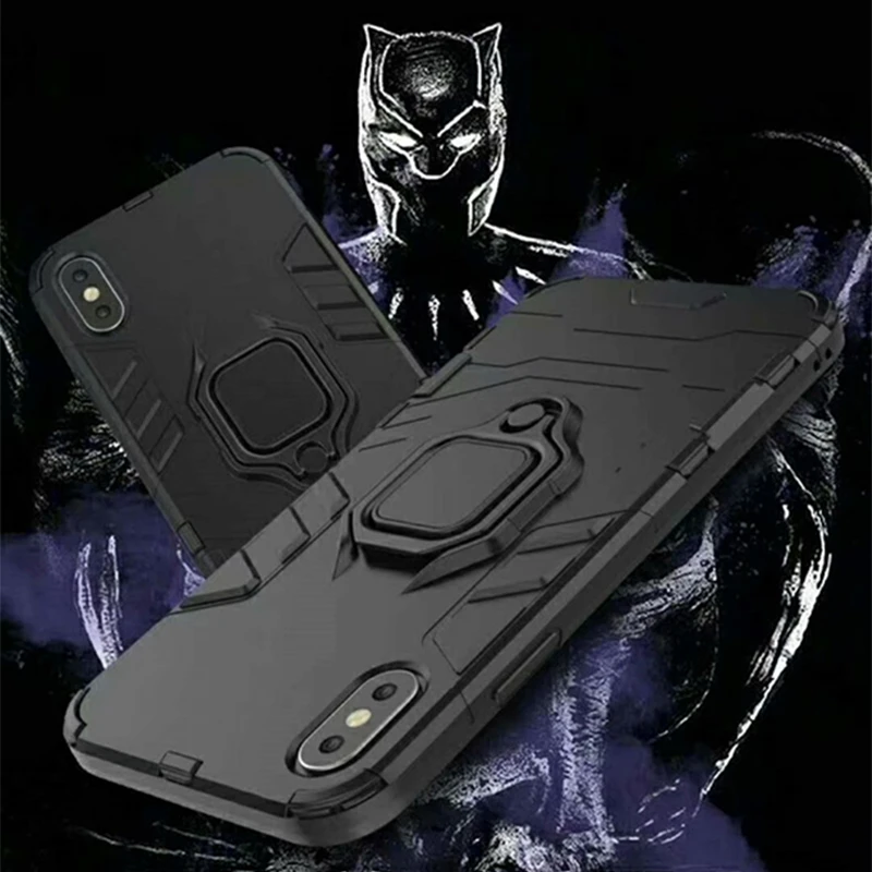 Чехол SYCASE Armor для xiaomi Redmi 5 Plus 6 Pro Note 4 4X Note5 Note6 Кронштейн кольцо Железный человек ТПУ