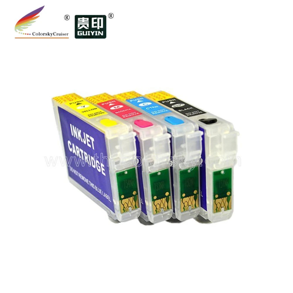 

(RCE-681-684) refillable ink inkjet cartridge for Epson 68 681 Workforce 310 315 600 610 615 1100 30 40 500