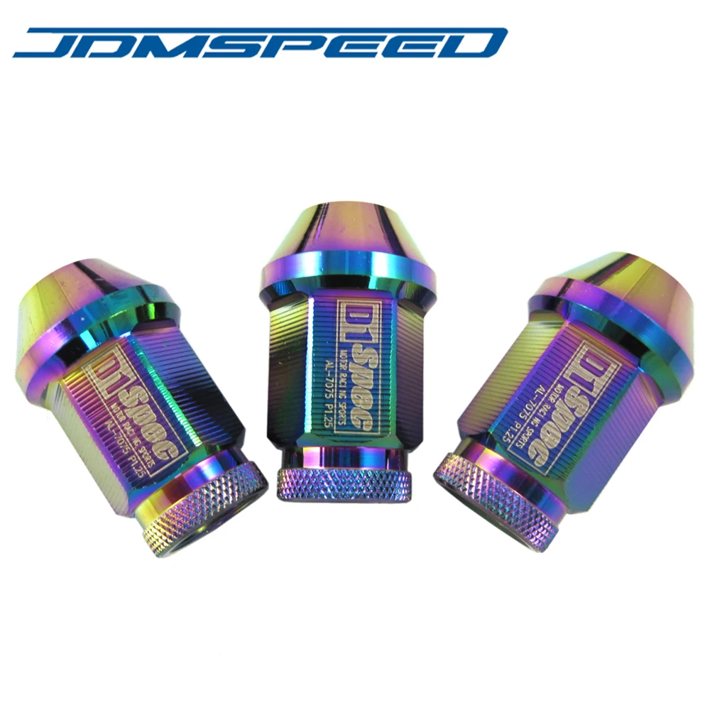 Xpower-20 шт./набор D1 SPEC JDM RACING 40 мм Колесные гайки M12X1.25 для Nissan Subaru infiniti NEO хром(P: 1,25 L: 40 мм