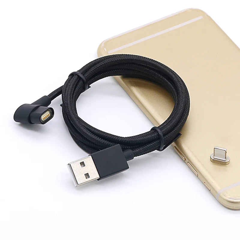 Sindvor 90 градусов Магнитный кабель для iPhone X 8 7 6 Plus 5S Lightning Pad Air 4 5 L форма нейлоновая оплетка магнит зарядное устройство Шнур для передачи данных