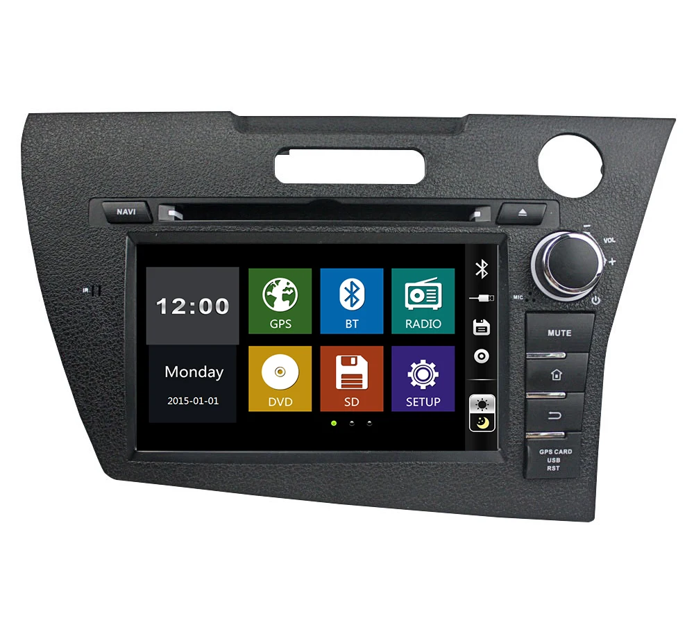 7-дюймовый автомобильный DVD-плеер с GPS Navi (опционально) аудио радио стерео USB/SD AUX BT/TV