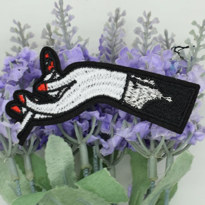 Распродажа 2 шт. женские нашивки с изображением рук мира бесплатная доставка