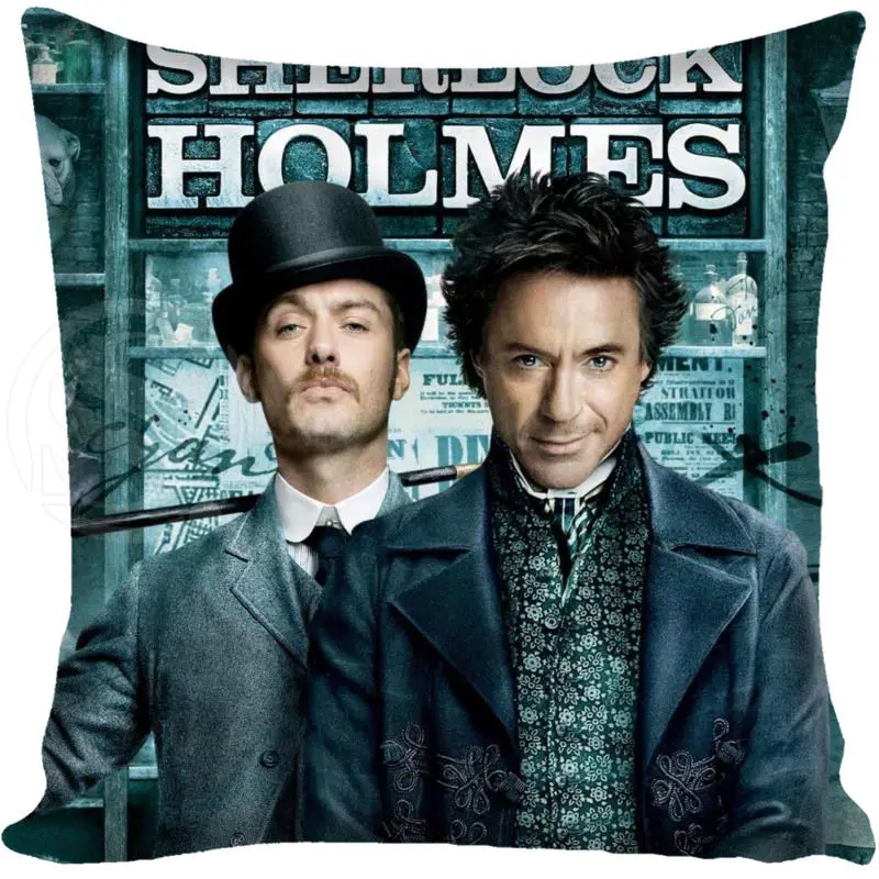 G0309 Лидер продаж индивидуальная квадратная наволочка, Sherlock отличного качества подушка чехол на молнии и многое другое Размер 40x40 см; Прямая - Цвет: 18
