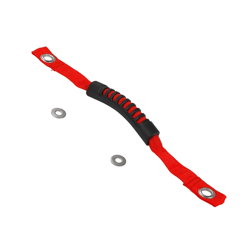red 1pc Автомобильный подлокотник MOPAI для Jeep Wrangler JL Oxford автомобильные ручки для Jeep JL Wrangler аксессуары - Название цвета: red 1pc