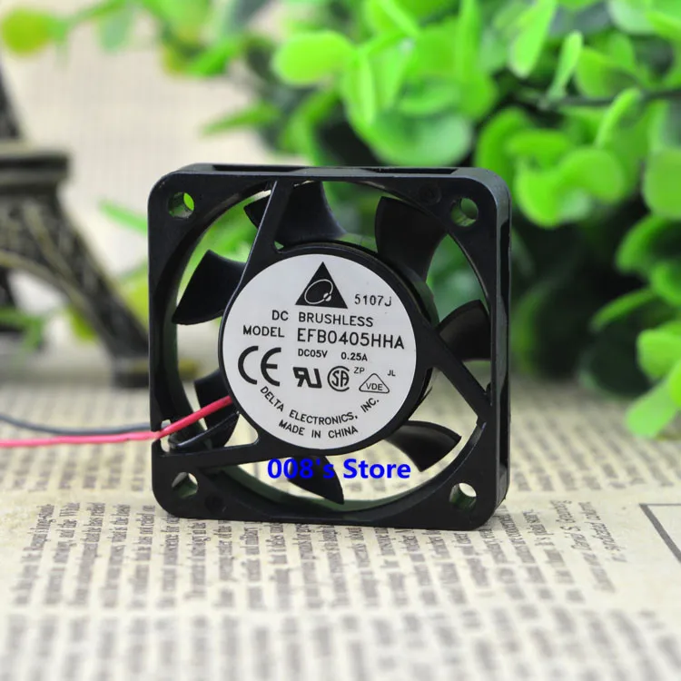 Радиатор кулер для процессора вентилятор инвертора сервера EFB0405HHA DC05V 0.25A 4 см 4010