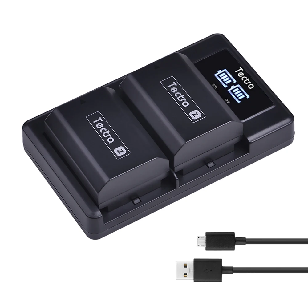 4 шт. батарея для цифровой камеры 7 2 В с двумя USB-портами | Электроника