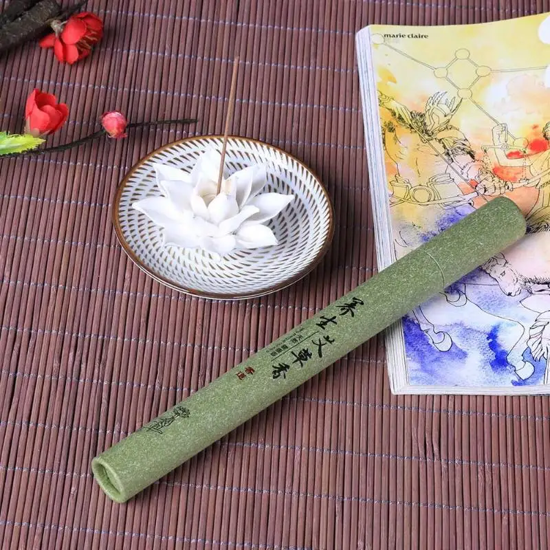 Палочки для благовоний из полыни коробка натуральное сандаловое дерево Будда