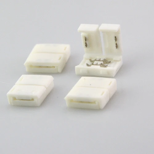 10 шт. без пайки 2PIN светодиодный разъем Одноцветный 4 5 мм для SMD5050 5630 5730 светильник
