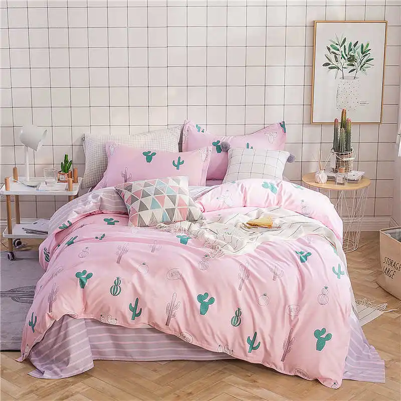 Liv-эстет модные перо Постельное белье двойной queen ковровое покрытие наволочка с плоской подошвой, простыни, постельное белье для покрывало для взрослых - Цвет: 008