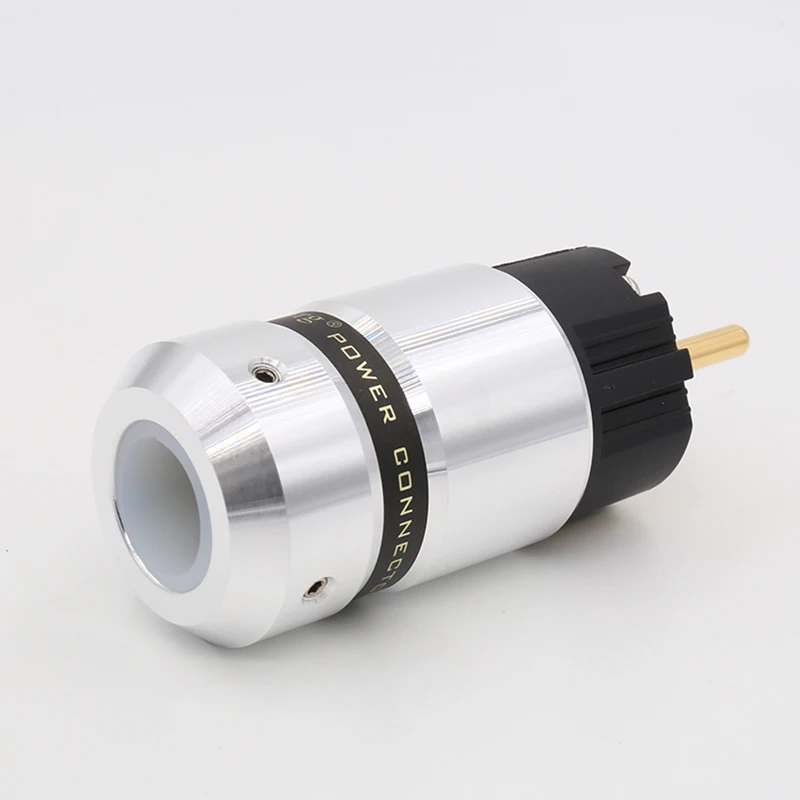 Hi End аудио 24 k позолоченный Schuko разъем питания DIY сетевой кабель питания