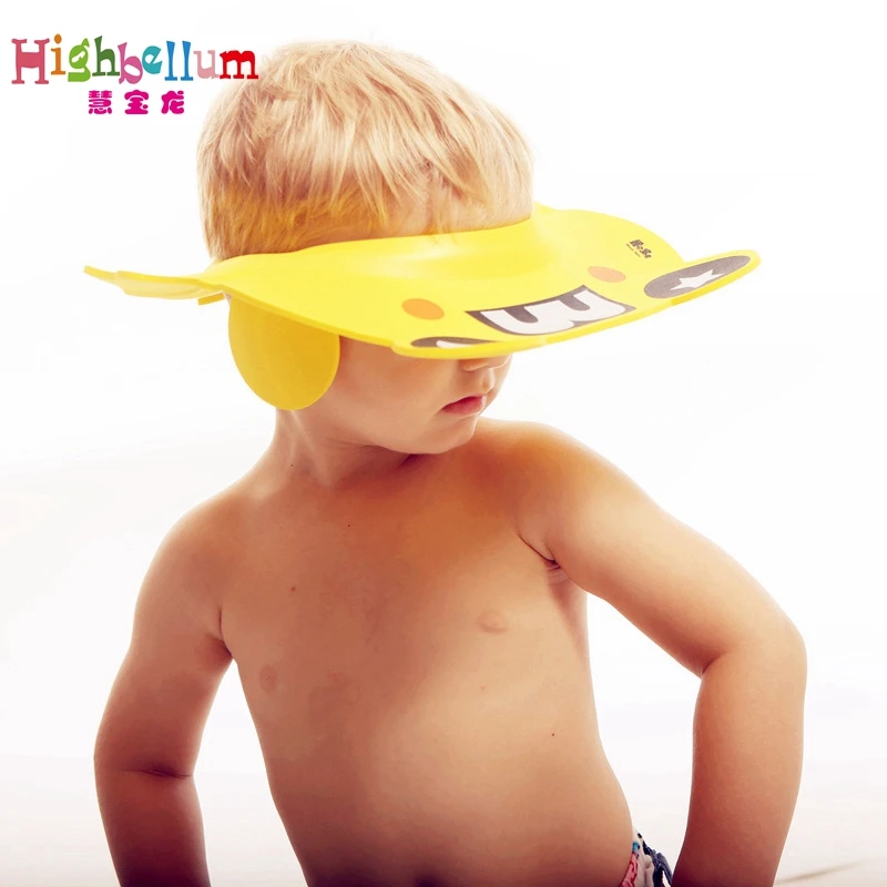 

New Style Baby Children Kid Wash Hat Shampoo Cap Ear Protection Children Shower Cap Bath & Shower Product Baby Hat Big Size