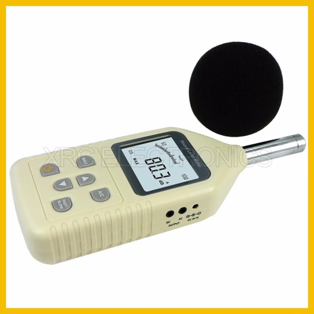 RZ GM1358 30 130dB цифровой измеритель уровня звука шума в децибелах LCD A/C
